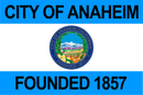 Anaheim California City Flags Double Sided Made to Order