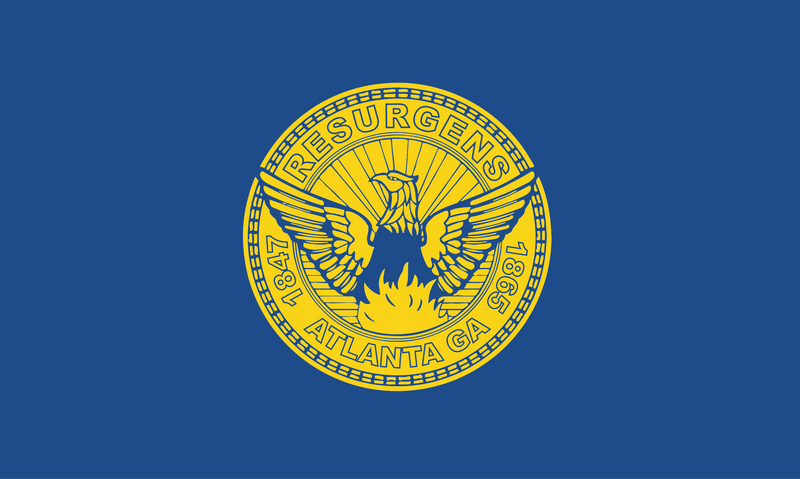 Atlanta Georgia 3x5 Feet Flag Made to Order Old Order Official Design