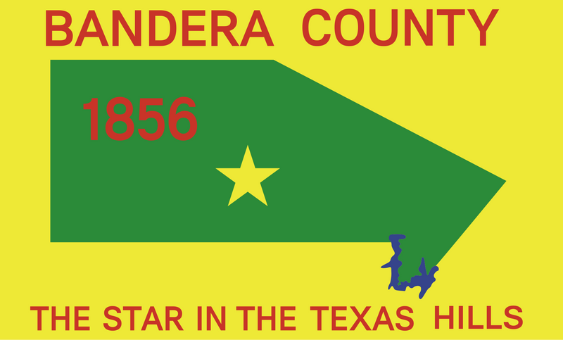 Bandera Texas County Flag 3'x5' Made to Order