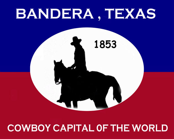 Bandera Texas City Flag 3'x5' Made to Order