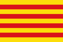 Senyera Flag of Catalonia Spanish Autonomous Zone Spain 3x6 Cotton