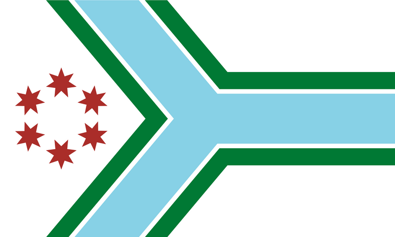 Cook County Illinois 2022 3x5 Feet Flag