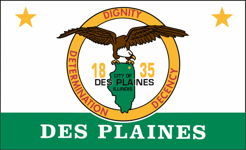 Des Plaines Illinois Flags Made to Order