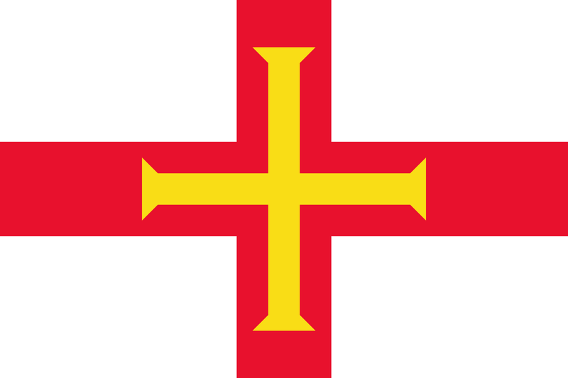 Guernsey British Empire Ensign 3'x6' Flag ROUGH TEX® Cotton