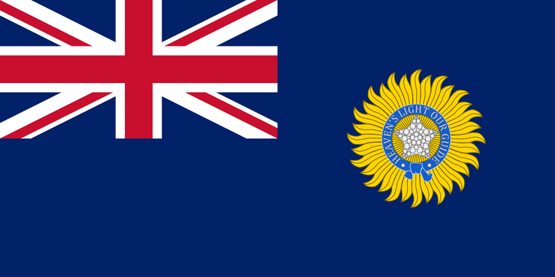 Imperial India British Empire Blue Ensign 3'x6' Flag ROUGH TEX® Cotton