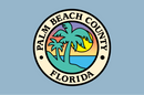 Palm Beach County Florida Flag Brass Grommets
