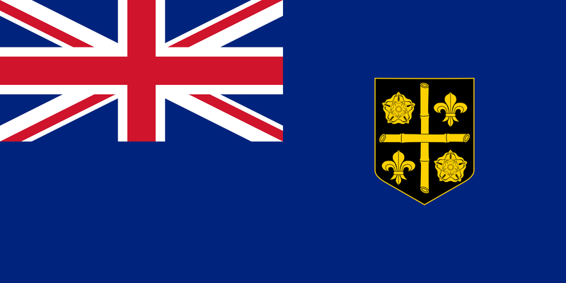 Saint Lucia 1939-1967 British Empire Blue Ensign 3'x6' Flag ROUGH TEX® Cotton