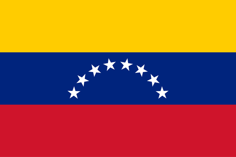 Venezuela Flag 8 Stars current 3x5ft Poly Since 2006 Venezuelan Flags