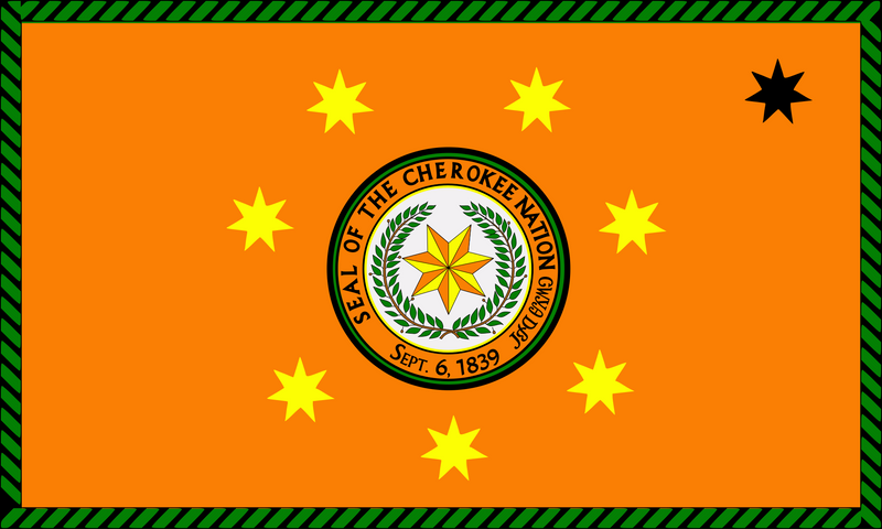 Cherokee Nation Official Flag 3x5 Feet