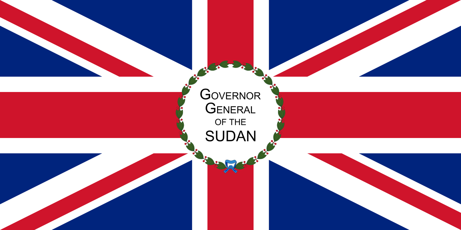 Governor General of the Angelo Egyptian Sudan British Empire Blue Ensi