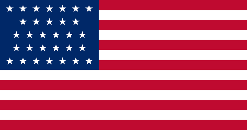 USA 31 Stars 1851-1858 American Flag 4'x6' Feet 600D Vintage Made to Order