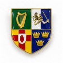 Four Provinces of Ireland Coat of Arms Enamel Lapel Pin