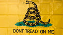 Gadsden Don't Tread On Me 3'X5' Embroidered Flag ROUGH TEX® 300D with Colored Gift Box