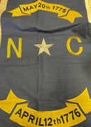 North Carolina 3'x5' Flag Americana Gift Boxed USA NC States Hemp Collection 100% Embroidered America