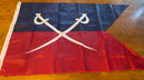 General Custer US Cavalry Guidon 3'x5' United States Historic Embroidered Flag ROUGH TEX® 300D Nylon in Colored Box