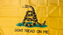 Gadsden Double Words 3'x5' Embroidered Flag ROUGH TEX® Cotton in Gift Box