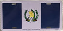 Guatemala Flag Embossed License Plate Aluminum Guatemalan Car Tag