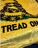 Gadsden Mink Blanket King Size Don't Tread on Me American Warm Blankets