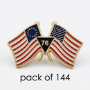 Betsy Ross USA 1776 American 250th Lapel Pins Spirit of 76