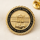 American United States Official President Donald Trump 45 & 47th Seal USA Seal Limited Edition Signature White House Lapel Pins
