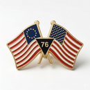Betsy Ross USA 1776 American 250th Lapel Pins Spirit of 76