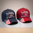President Trump Keep America Great Embroidered Hats | Bulk 144-Pack | Red, Navy, or Mixed