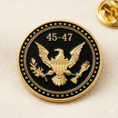 American Eagle 45th & 47th US President Donald Trump Lapel Pins