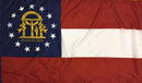 United States of America 3'x5' Embroidered Polyester Flag With Sleeve Indoor Flags (no gold fringe)