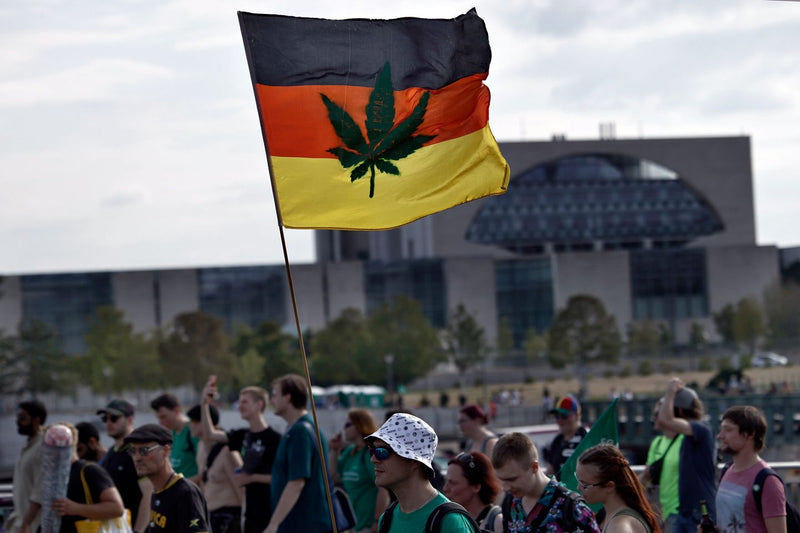 Germany Deutschland Cannabis Bubatz Flag 3x5 Feet