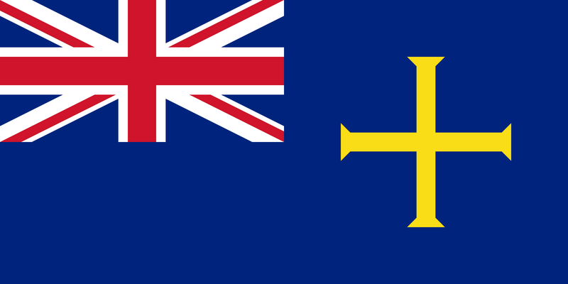 Government Ensign of Guernsey Blue British Empire Ensign 3'x6' Flag ROUGH TEX® Cotton