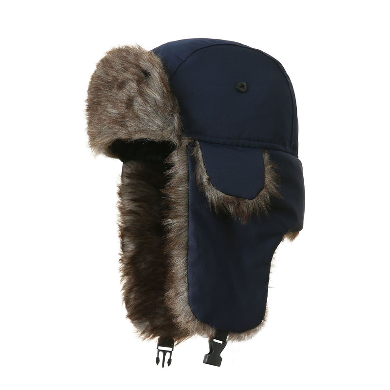 Trapper Eastern European Russian Winter Faux Fur Hats Sale Red White Brown Green Options
