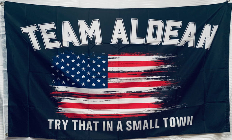 Team Aldean Try That In A Small Town USA 3'X5' Flag ROUGH TEX® 100D