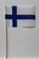 Finland 4"x6" Desk Stick Flag Rough Tex®  Made In USA