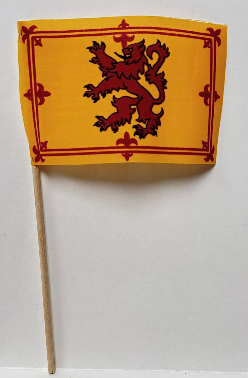 Scotland 4"x6" Desk Stick Flag Sewn Rough Tex®  Made In USA