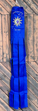 Conch Republic Key West 5.5"x60" Embroidered Windsock 68D Nylon