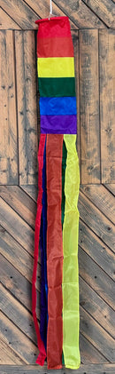 Rainbow 5.5"x60" Windsock 68D Nylon