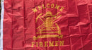 Firemen Welcome Loyal to Our Duty Firefighters Flags 3'X5' Feet ROUGH TEX® 68D