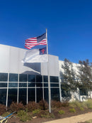 Church Two Flags Set Christian & American USA Flag Outdoor Nylon