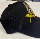 Mason Compass Shade Black Embroidered Cap