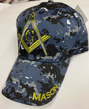 Mason Blue Digital Camo Light Embroidered Cap