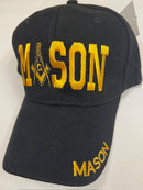 Mason Gold & Black Embroidered Cap