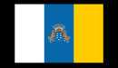 Canary Islands Made to Order Cotton Flag 3x5 Feet Flag