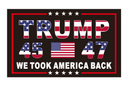 Trump We Took America Back 3x5 USA Flags