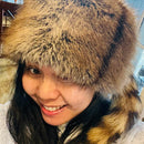 American Heritage Stripe Fur Coon Skinned Hats Davy Crockett Daniel Boone Hats Winter Warm Sale