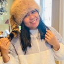American Heritage Soft Brown Fur Coon Skinned Hats Davy Crockett Daniel Boone Hats Winter Warm Sale