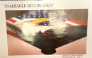 USA Eagle Mink Blanket 80"x90" King Size