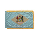 United States 56 Flags Set 3x5 Feet Cotton Gold Fringe Sleeve Premium Indoor Use One of Each American State & all Six U.S.A. Territories