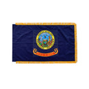 United States 56 Flags Set 3x5 Feet Cotton Gold Fringe Sleeve Premium Indoor Use One of Each American State & all Six U.S.A. Territories