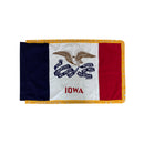 United States 56 Flags Set 3x5 Feet Cotton Gold Fringe Sleeve Premium Indoor Use One of Each American State & all Six U.S.A. Territories