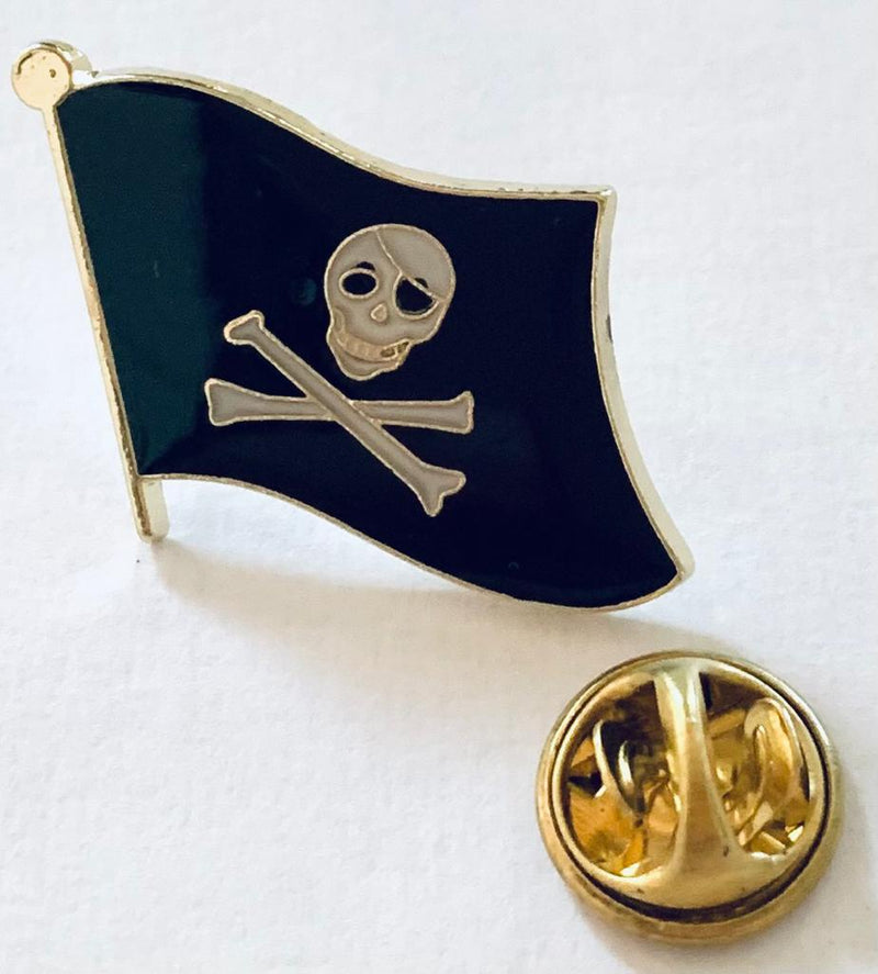 Wavy Pirate Patch Lapel Pin